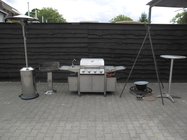 Partygrill, Heizstrahler